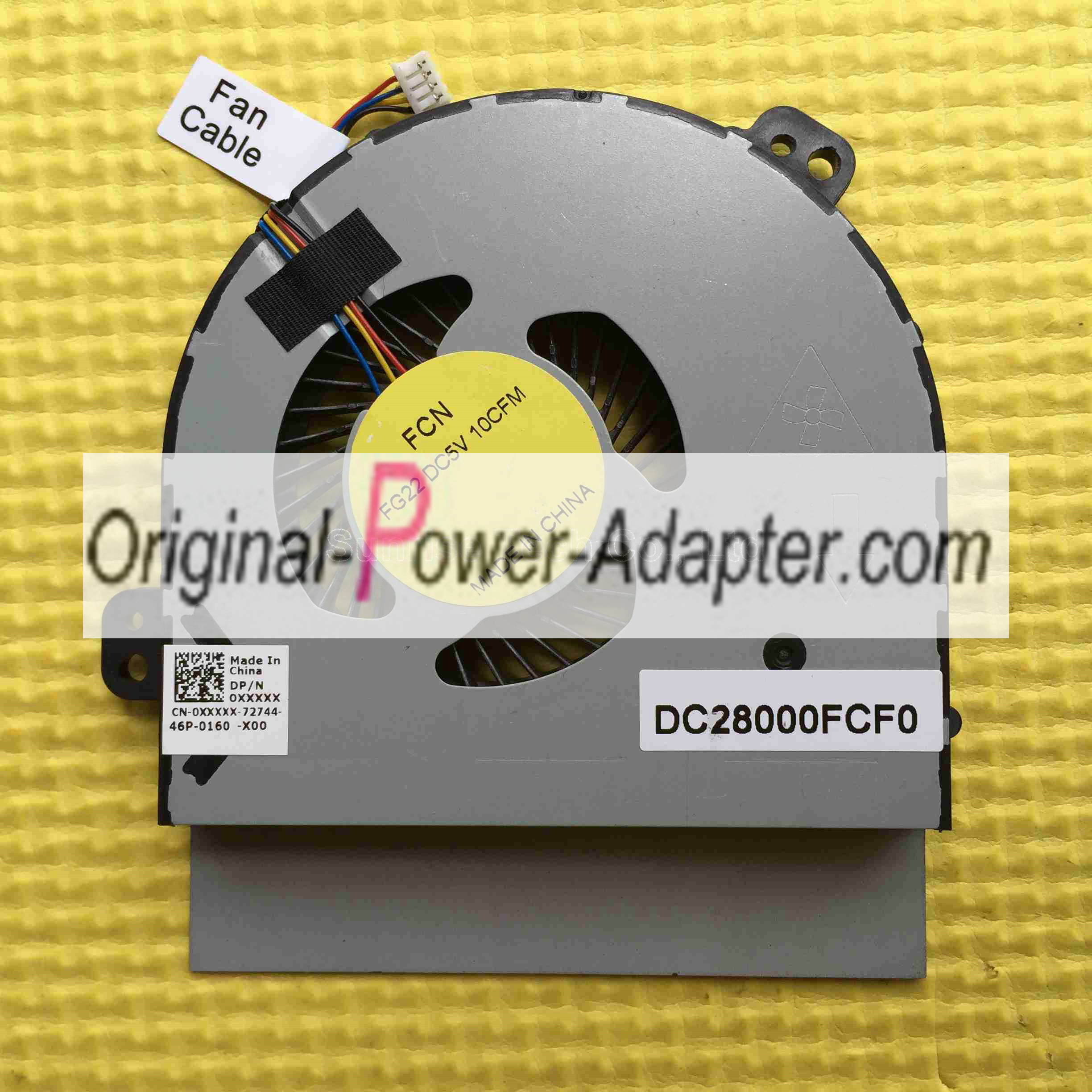 NEW dell M15X 2015 FG22 CPU FAN DC28000FCF0